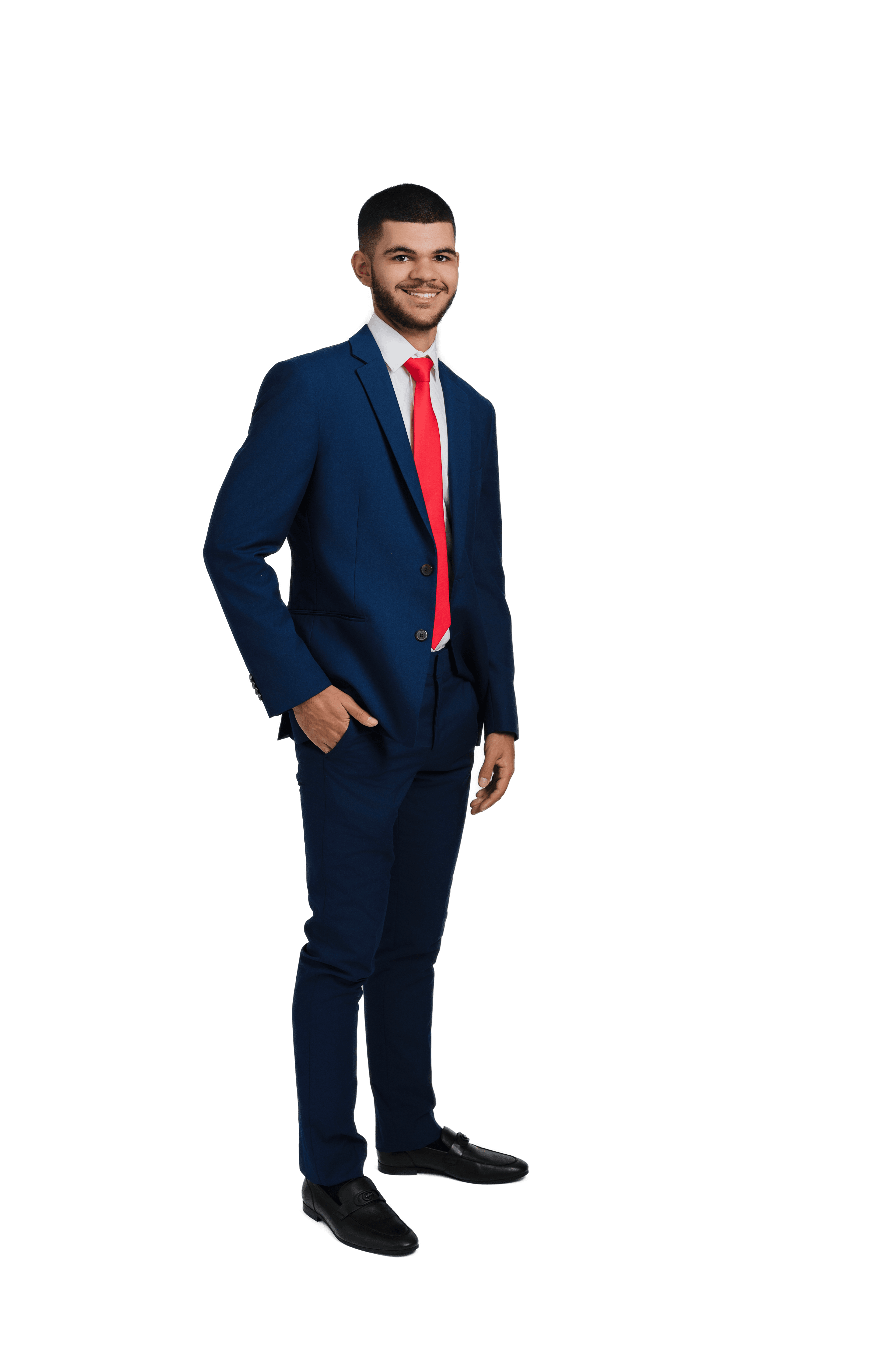 A full body image of Thomas Musial